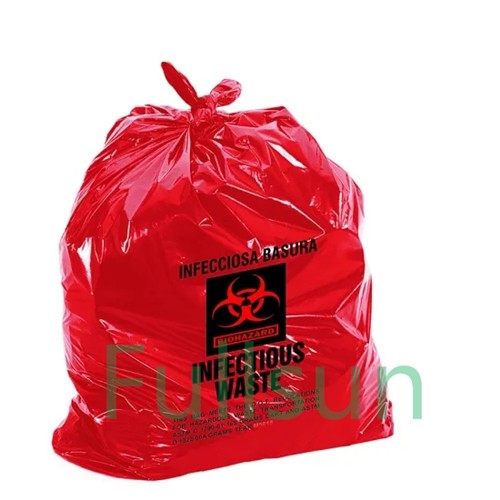 Custom Biodegradable Medical Waste Bags Hospital Garbage Bags Compostable
