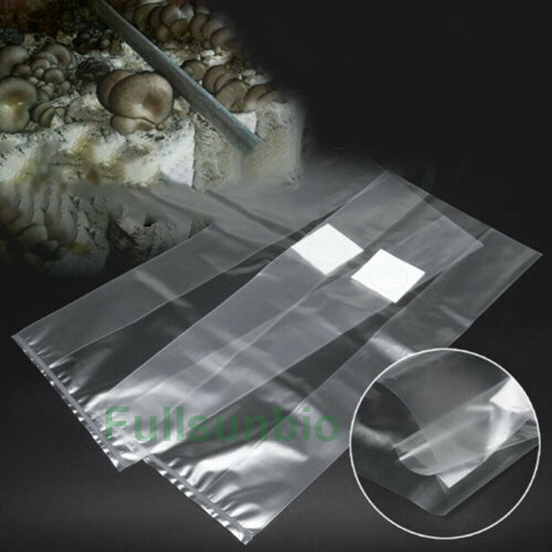High Quality Customized Edible Fungus Breathable Bag Mushroom Cultivation Bag Edible Fungus Breathable Square Bag