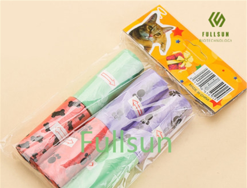 100% Biodegradable pet product bag Compostable Poop Bag Plastic Pet garbage Bag