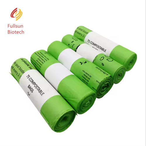 Biodegradable plastic garbage trash shopping bags