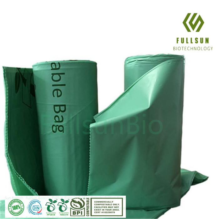 Biodegradable Compostable Shopping Drawstring Kitchen Garbage Bag