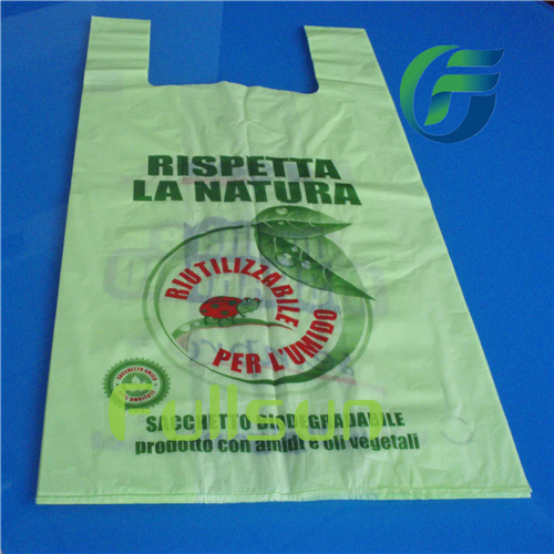 Degradable shopping custom Plastic Bags