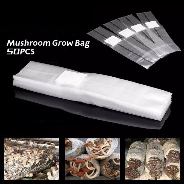 Plastic Customized Edible Fungus Breathable Bag Cultivation Bag Edible Fungus Breathable Mushroom Bags