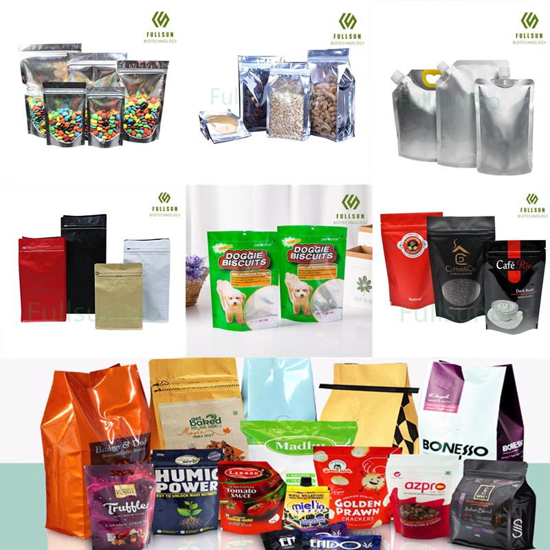 23 Years Experience Plastic Food Packaging Bag Stand up Pouch Coffee Tea Candy Pet Snack Biodegradable Recyclable Zip-Lock Reusable Compound Bag